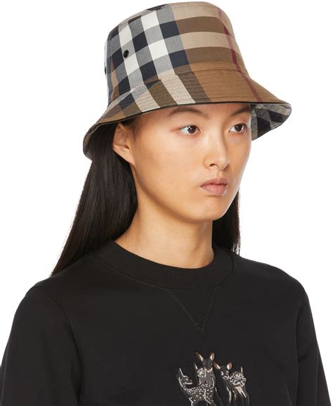 burberry mega check baby hat|Burberry Kids Check Bucket Hat .